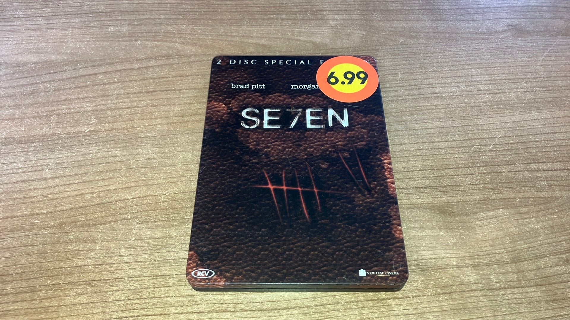 Se7en Dvd Steelbook, Vanaf 16 jaar, Ophalen of Verzenden, Zo goed als nieuw, Overige genres