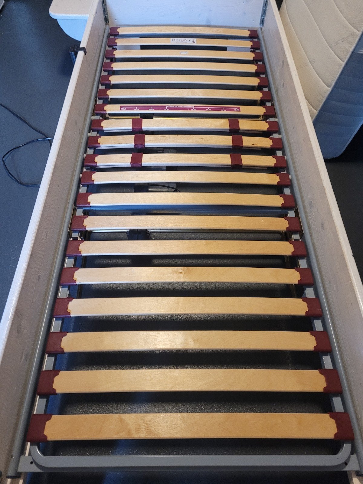 Elektrisch verstelbare lattenbodem 80x200, Ophalen, Gebruikt, Eenpersoons, 80 cm