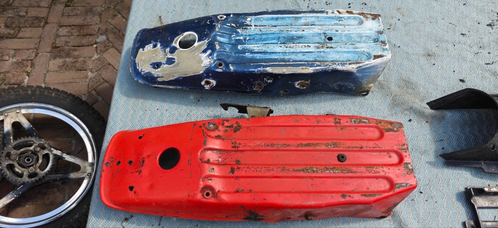 2x Honda MT staartstuk, Frame, Gebruikt, Honda, Flovye