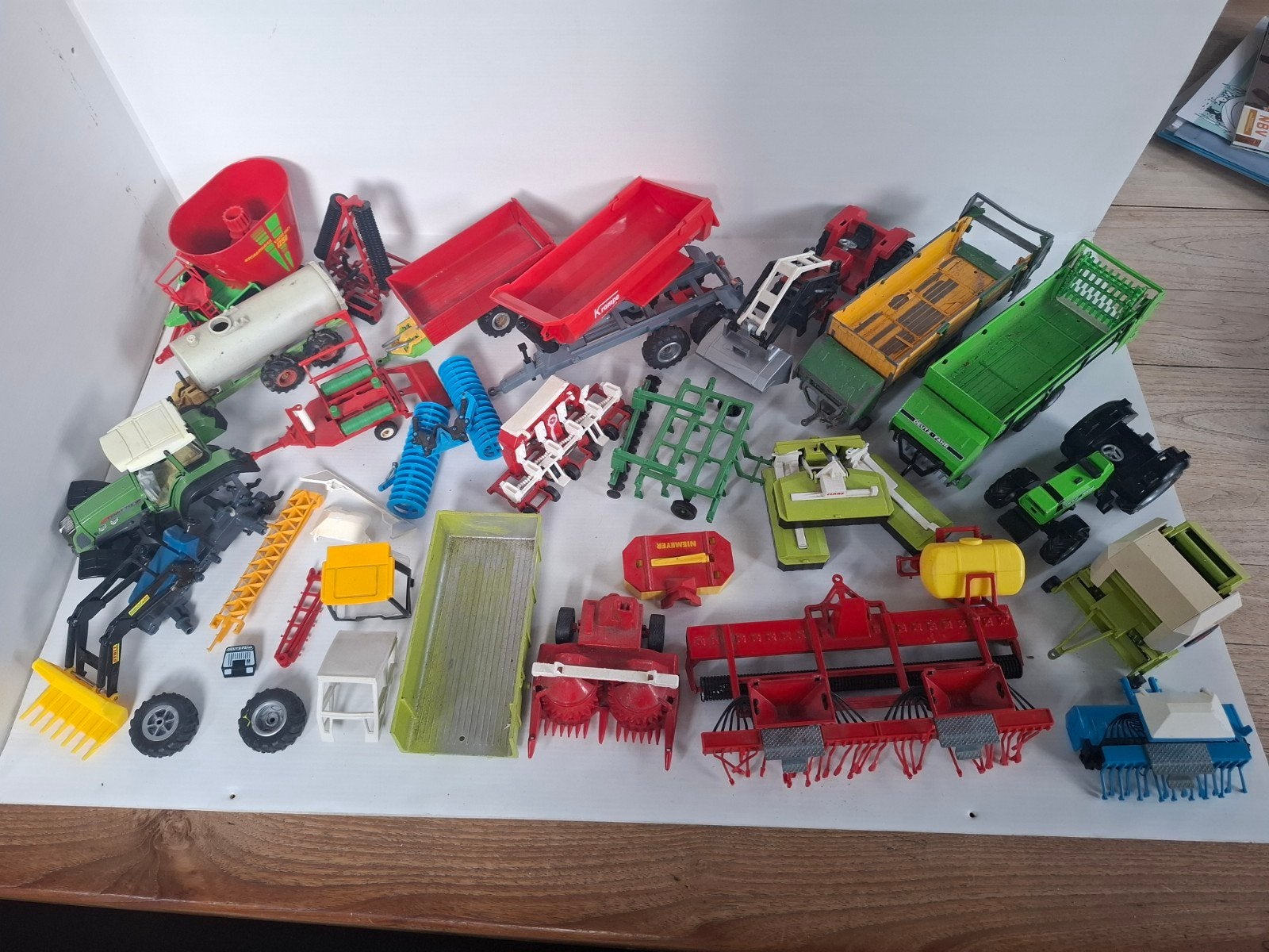 Partij Siku tractoren en accessoires voor boerderij, Ophalen, Gebruikt, Tractor of Landbouw, SIKU