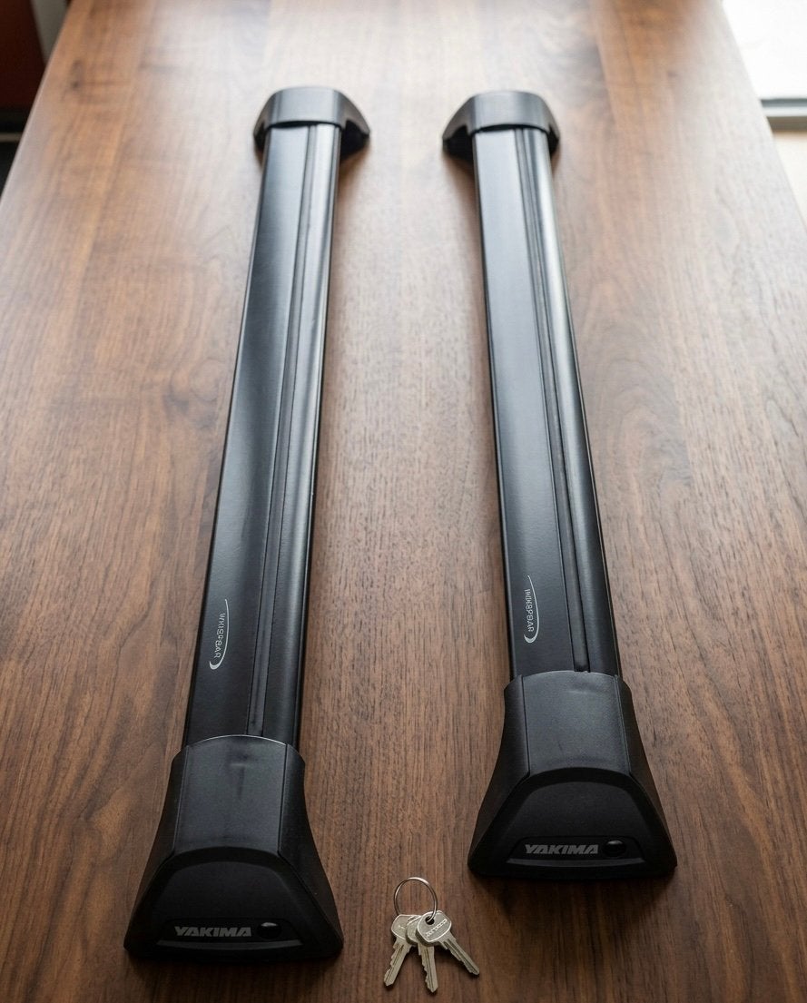 Yakima S24YB Flushbar Dakdragers Complete Set met Sleutels, Auto diversen, Dakdragers, Ophalen, Zo goed als nieuw