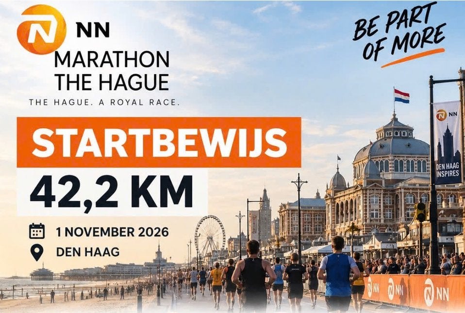 Startbewijs NN marathon Den Haag - Wave 2 of later, Ophalen of Verzenden, Nieuw, Overige typen, Overige merken