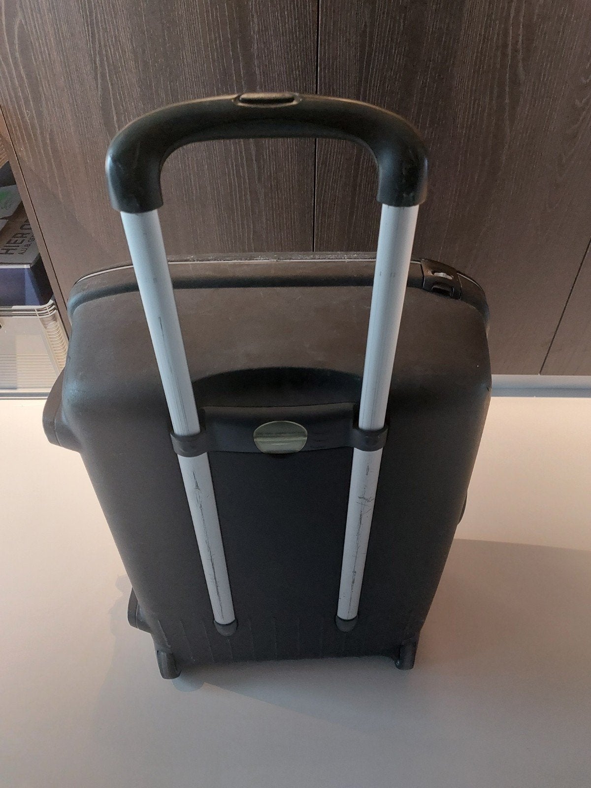 Samsonite hardcase koffer XL 80x54x33 antraciet/zwart, Ophalen, Wieltjes, Gebruikt, Hard kunststof