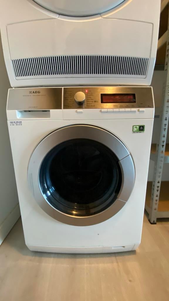 AEG Lavamat wasmachine en AEG Lavatherm droger!, 8 tot 10 kg, Ophalen, Zo goed als nieuw, 85 tot 90 cm