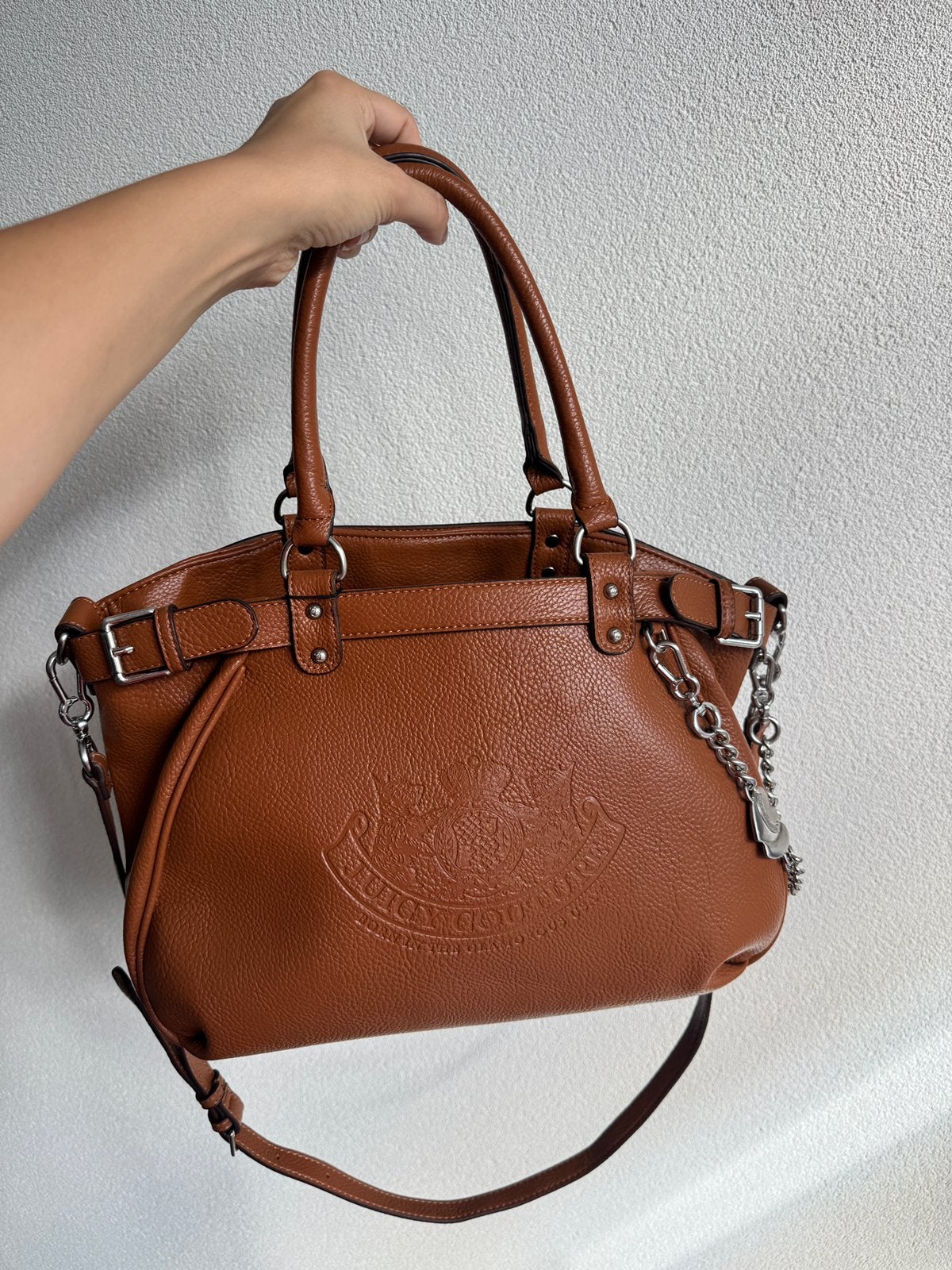 Juicy Couture bruine grove tote schoudertas, Juicy Couture, Bruin, Juicy Couture, Shopper