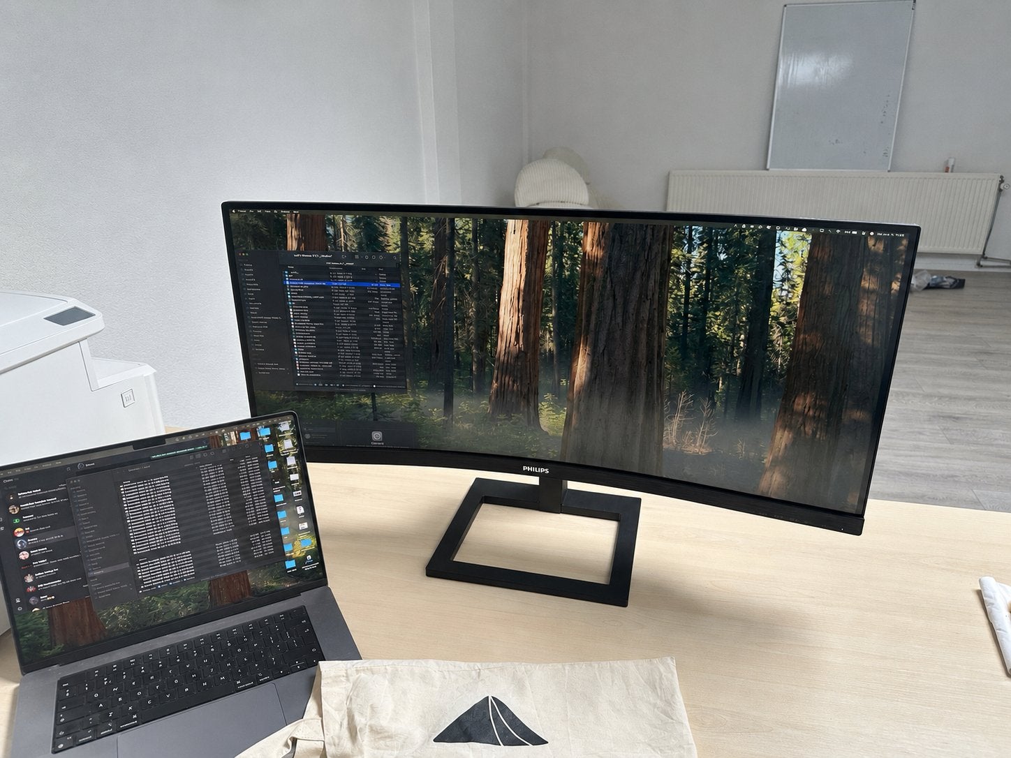 Philips 34 inch curved monitor - 346E2CUAE, Computers en Software, Monitoren, Gaming, 3 tot 5 ms, Curved, VA
