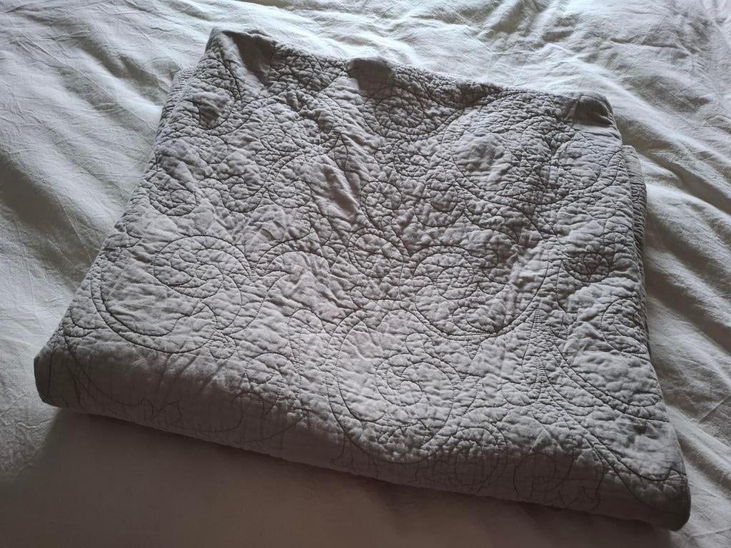 Bruine bedsprei, Ophalen, Nieuw