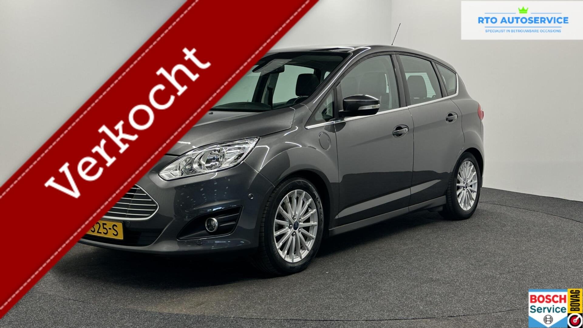 Ford C-Max 2.0 Plug-in Hybrid Titanium Plus LEER PANO CAMERA, Auto's, Ford, Gebruikt, 4 cilinders, Met garantie (alle), Bedrijf