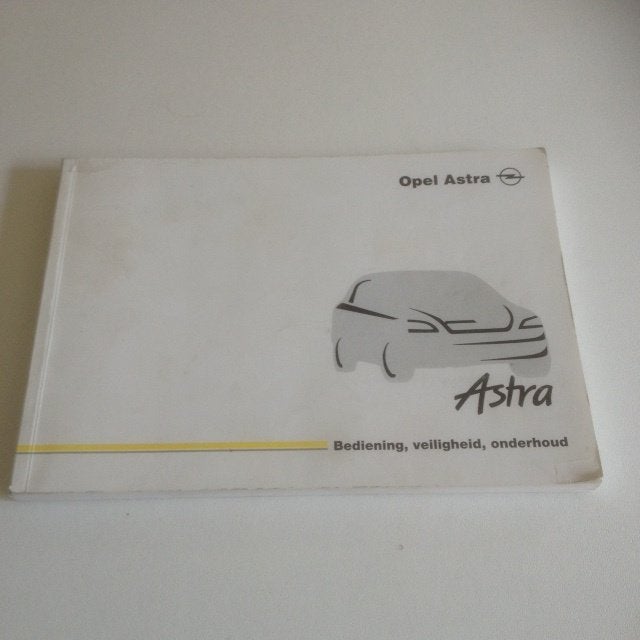 Opel Astra Handleiding 1999 NL - Bediening, Onderhoud, Auto diversen, Handleidingen en Instructieboekjes, Ophalen of Verzenden
