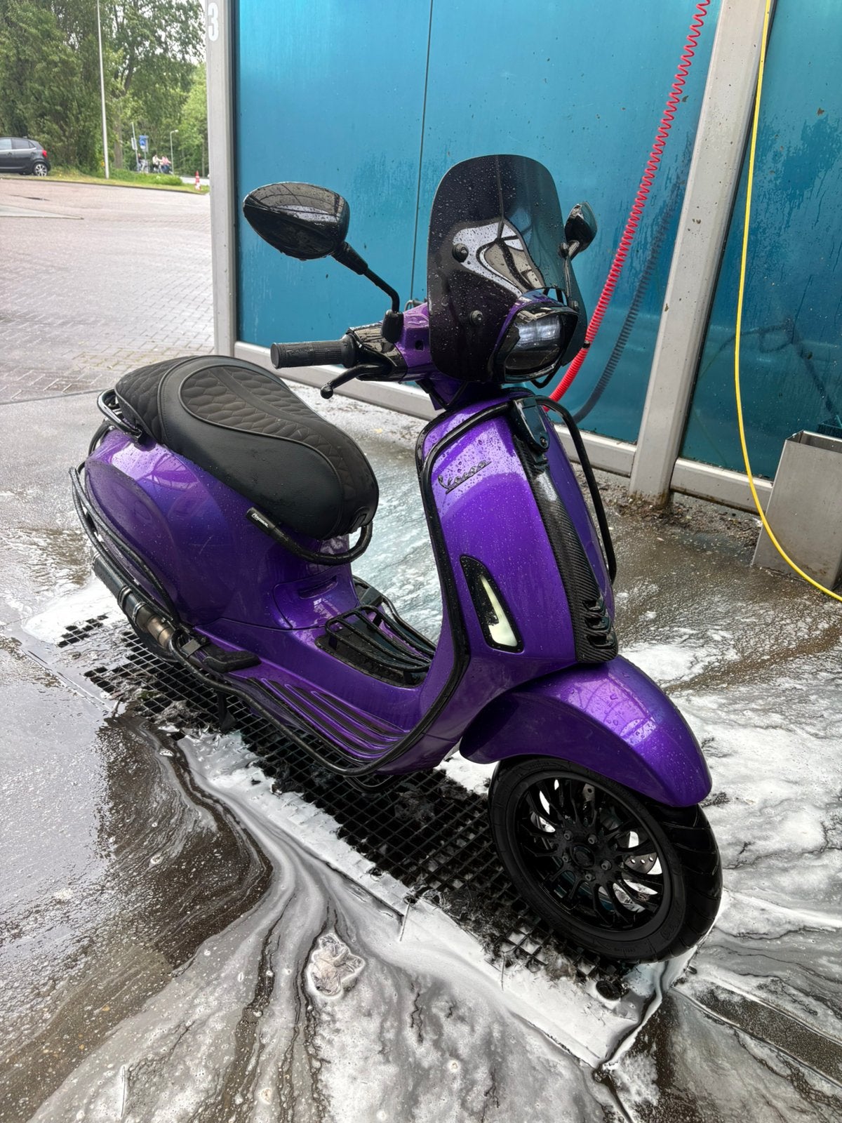Vespa sprint e5, Fietsen en Brommers, Ophalen, Vespa S, Zo goed als nieuw, Benzine