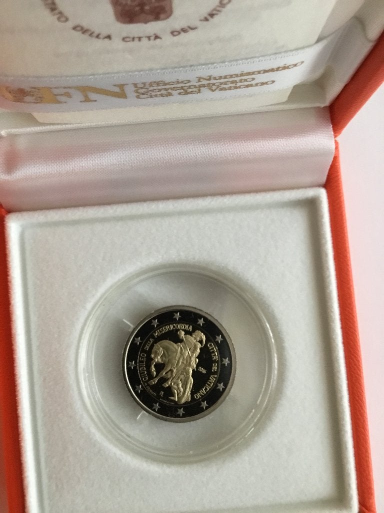 2 euro Vaticaan 2016 proof, Ophalen of Verzenden, Vaticaanstad, 2 euro, Setje
