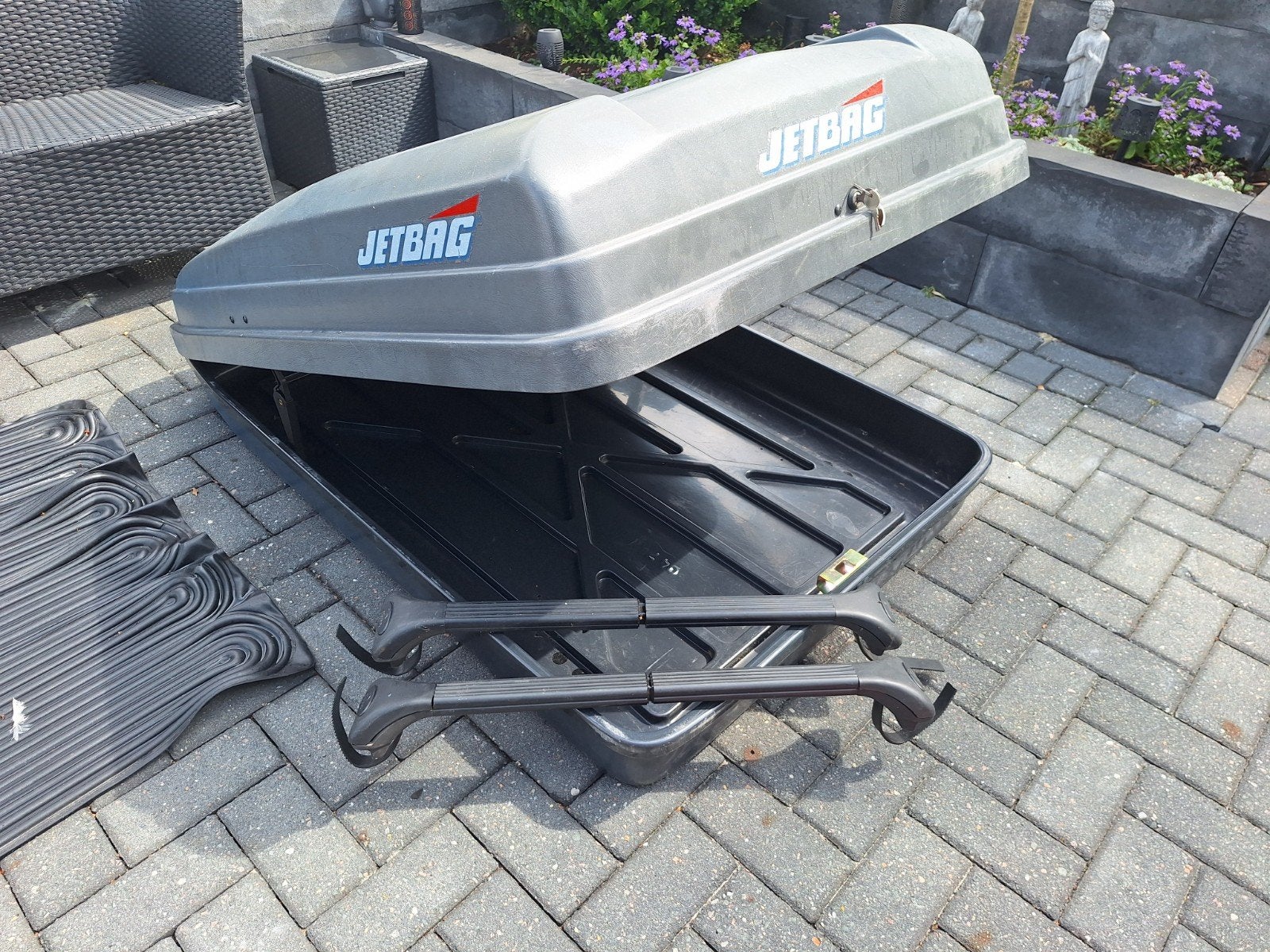 Jetbag dakkoffer inclusief dakdragers 140x95cm, Ophalen, Gebruikt