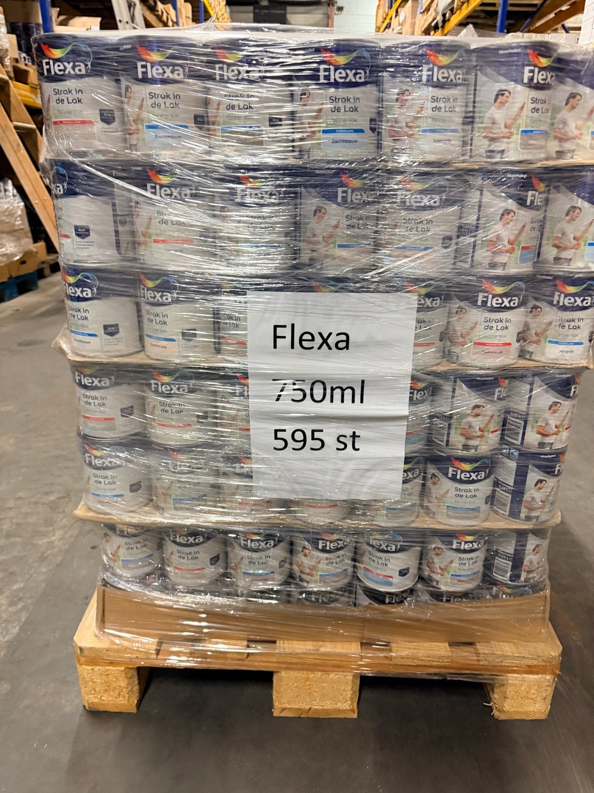 Flexa Strak in de Lak Binnenlak 750ml - Diverse Kleuren, Ophalen, Overige kleuren, Zo goed als nieuw, Lak
