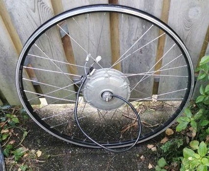 Elektrische fiets voorwielmotor, 55 tot 59 cm, Ophalen of Verzenden, Gebruikt, Overige merken