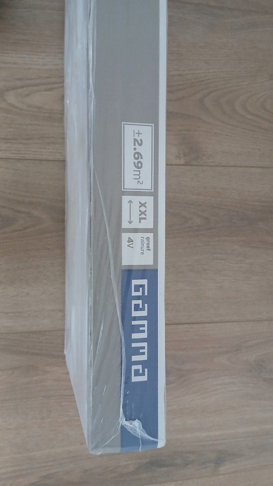 Nieuw laminaat Wit Eiken, Nieuw, Minder dan 50 cm, Minder dan 5 m², Hout