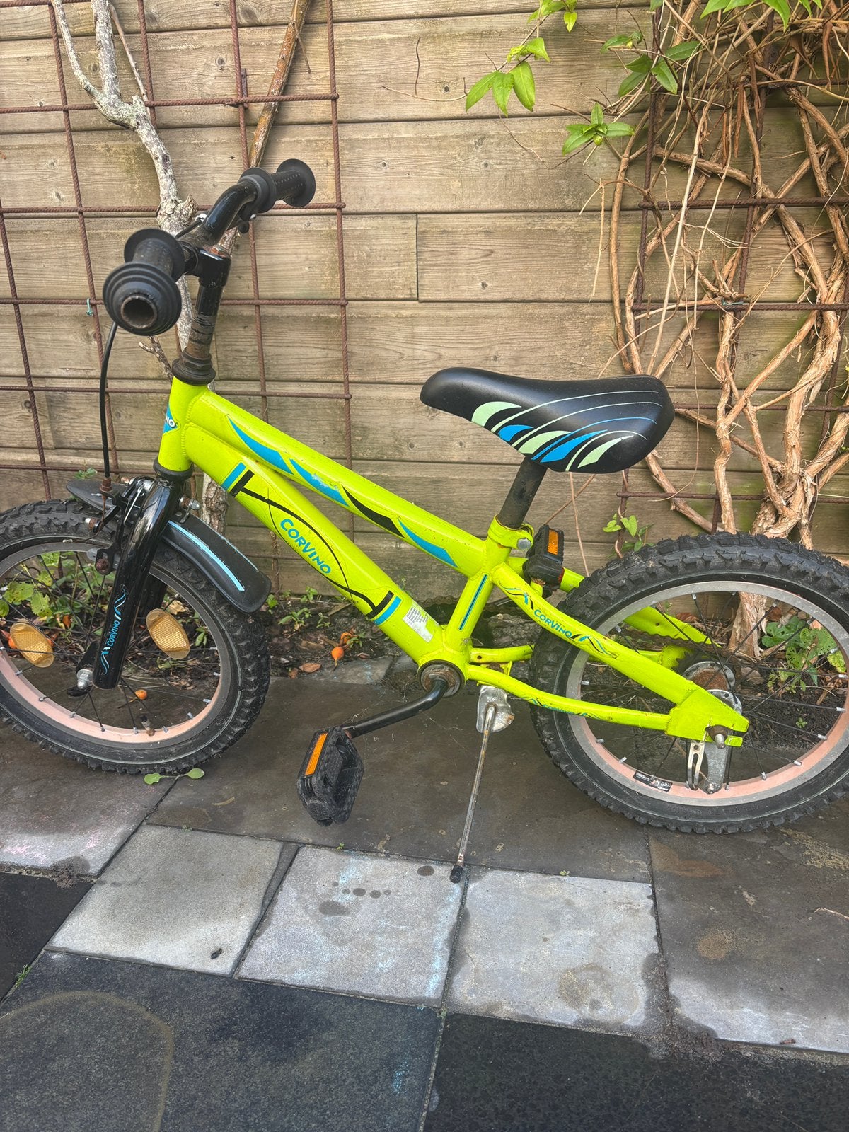 Fiets, 16 inch, gebruikt, Corvino, Ophalen, Terugtraprem, Staal, 16 tot 20 inch
