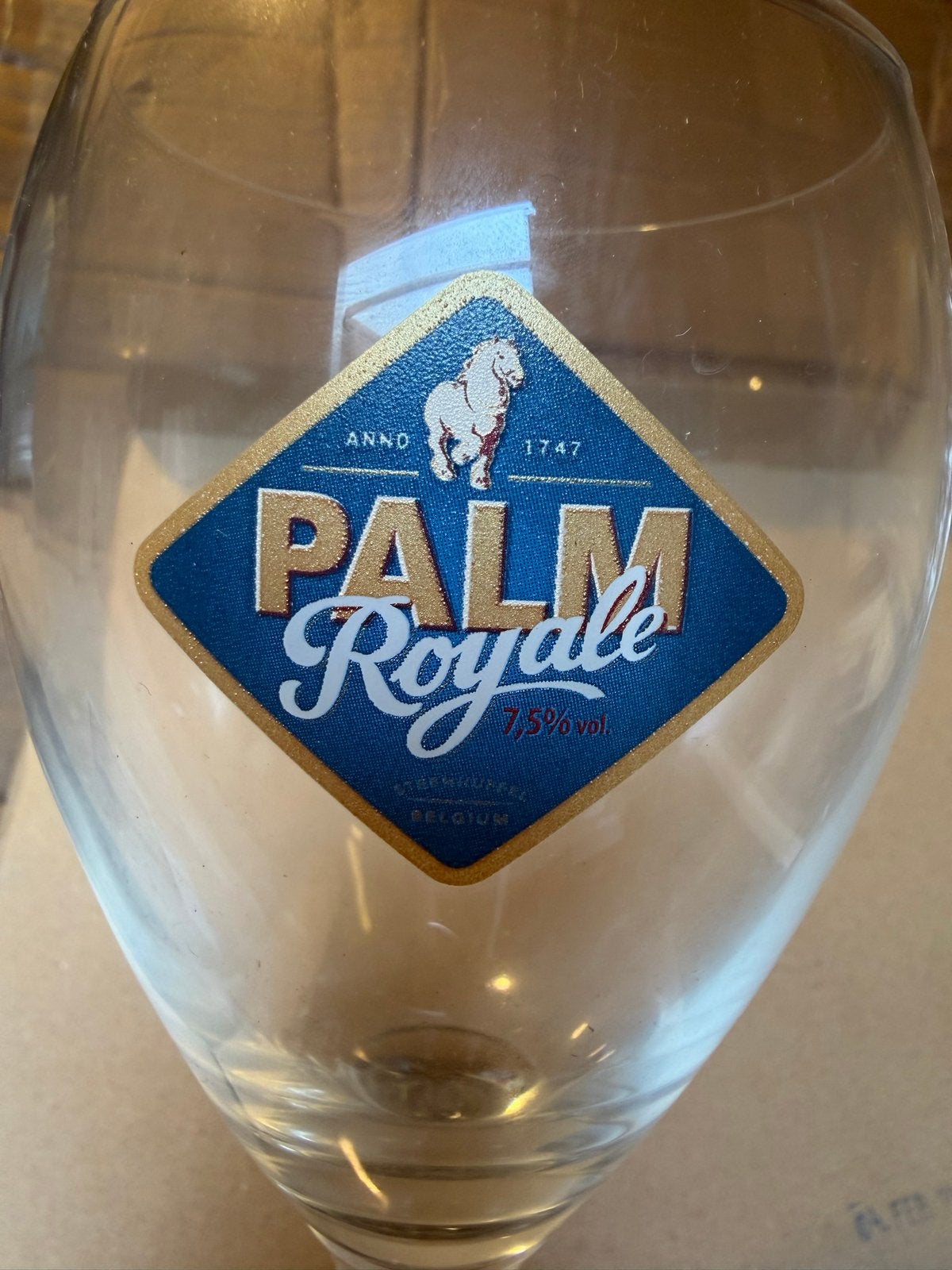 6 Palm Royale bierglazen - Ritzenhoff Cristal - 0,33L, Ophalen, Glas of Glazen, Overige merken, Nieuw