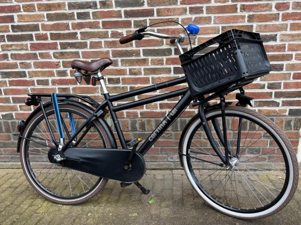 Cortina U4 transportfiets 26 inch, Fietsen en Brommers, Fietsen | Jongens, Terugtraprem, Gebruikt, Versnellingen, Ophalen