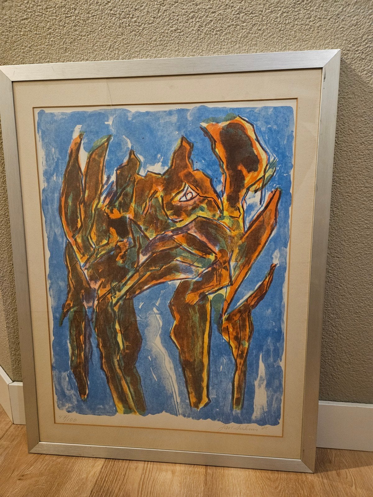 Jan Sierhuis (1928-2023) - zeefdruk  'Krab' (1985), Ophalen