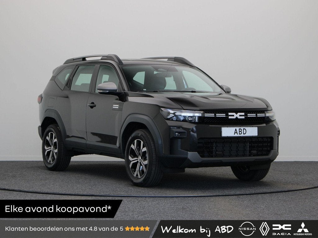 Dacia Bigster 1.8 Hybrid 155pk Expression | Achteruitrijcame, Auto's, Stof, Euro 6, Zwart, Origineel Nederlands