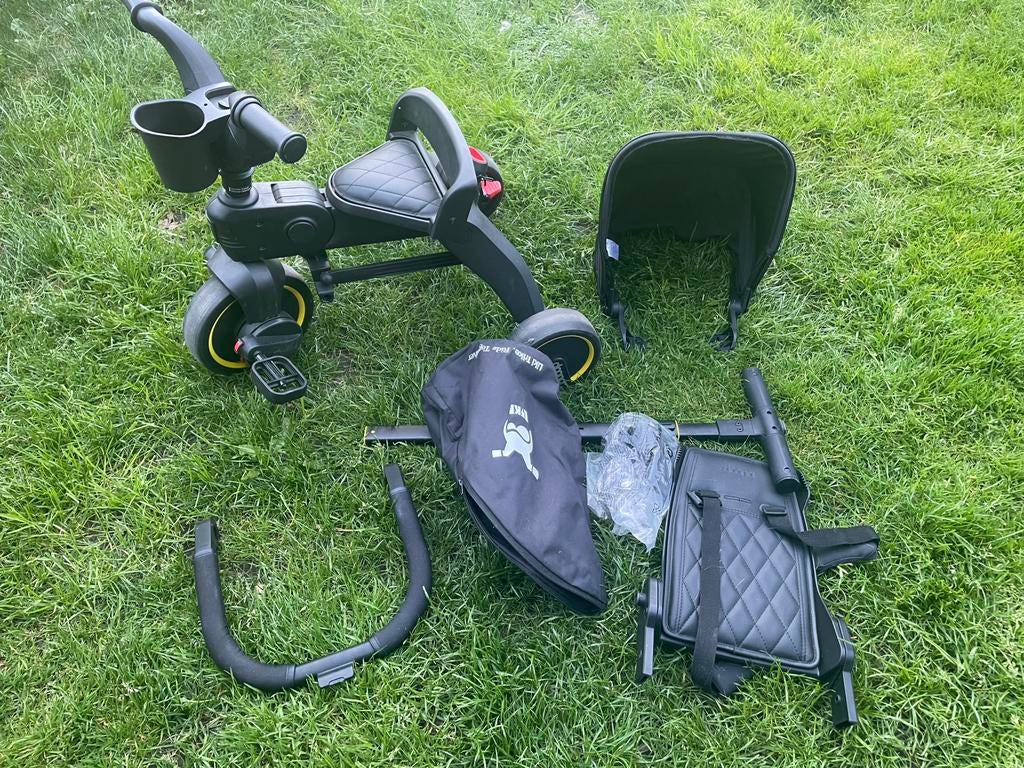 Doona Liki Trike S5 just black, Ophalen, Zo goed als nieuw