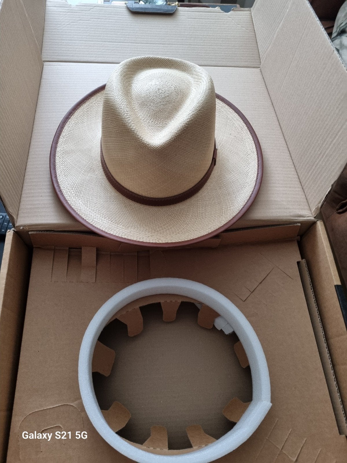 Stetson Royston Panama Hoed - Nieuwstaat, Ophalen of Verzenden, Zo goed als nieuw, Stetson, Hoed