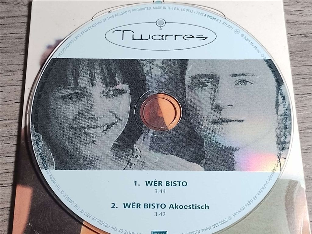 Twarres - Wer Bisto [CD Single], Ophalen of Verzenden, Zo goed als nieuw, Pop