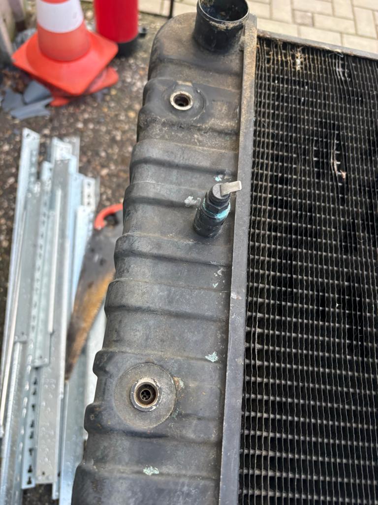 Koperen Radiateur - Gebruikt, Ophalen, Gebruikt, Oldtimer onderdelen