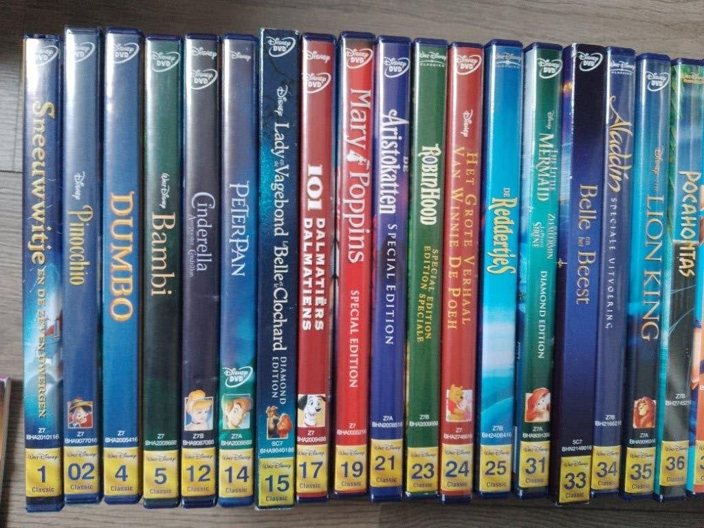 Disney Classics rugnummer, Cd's en Dvd's, Dvd's | Kinderen en Jeugd, Zo goed als nieuw, Film, Avontuur, Alle leeftijden, Ophalen of Verzenden