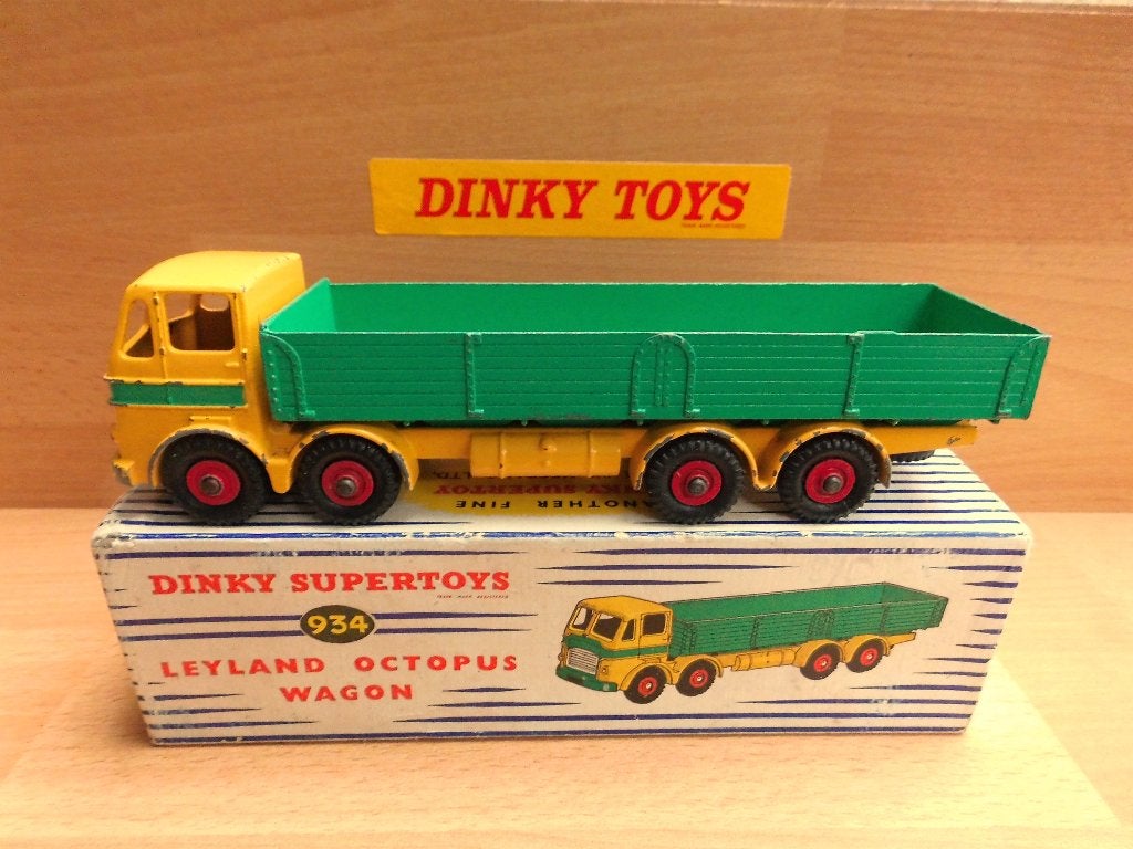 Dinky Toys No. 934 Leyland Octopus Wagon met doos, Hobby en Vrije tijd, Ophalen of Verzenden, Zo goed als nieuw, Bus of Vrachtwagen