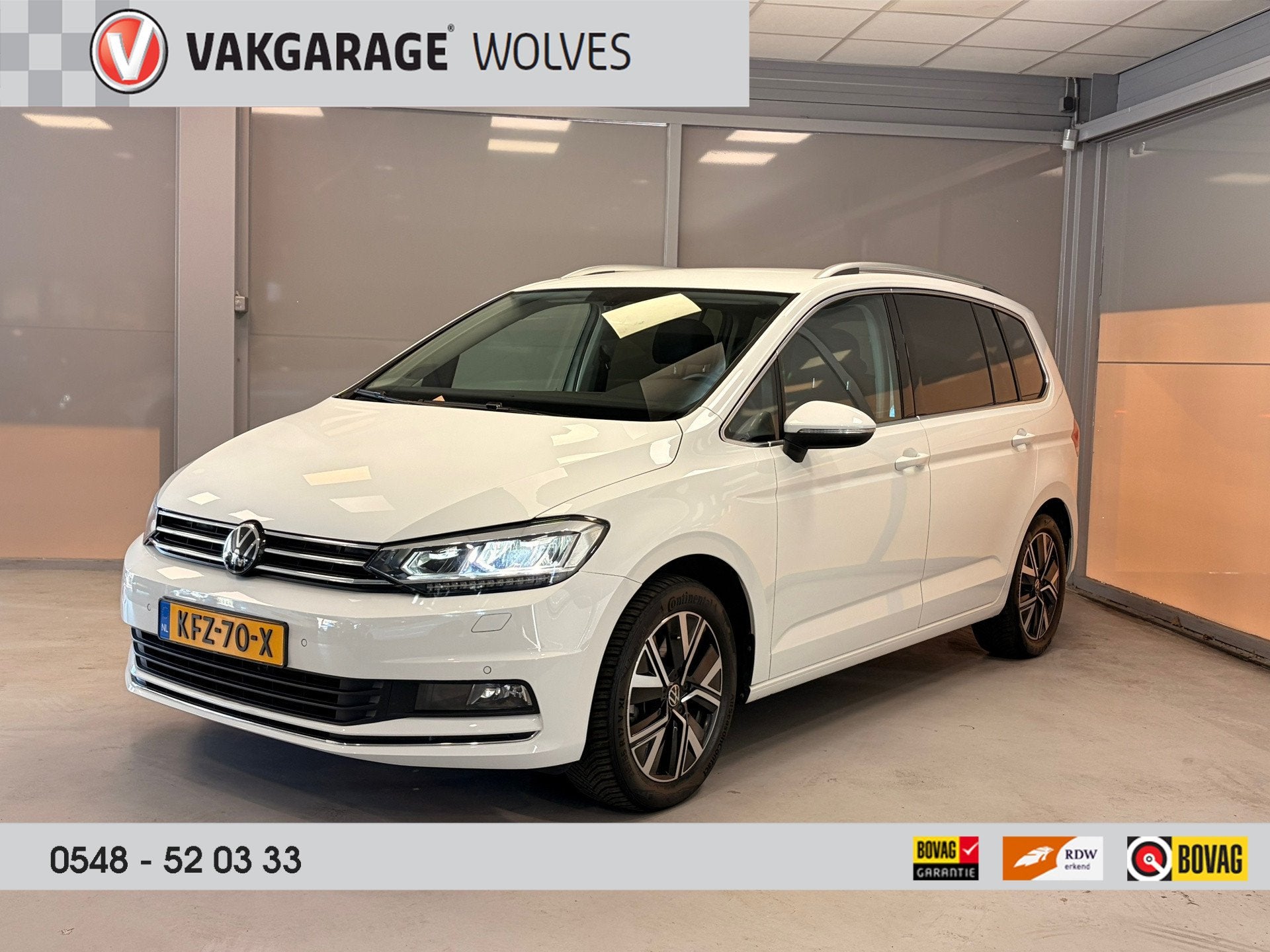 Volkswagen TOURAN 1.5 TSI Highline 7p | LED | ELEKT.- ACHTER, Auto's, Dealer onderhouden, Automatische klimaatregeling, 4 cilinders