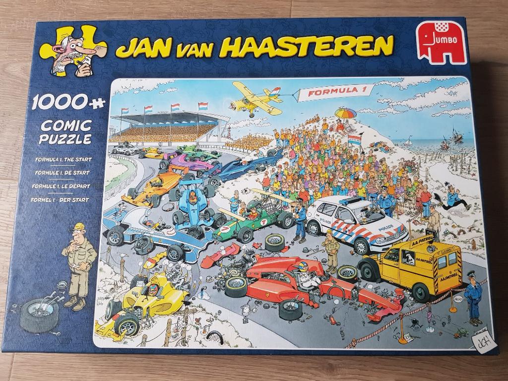 De start, puzzel van Jan van Haasteren, 1000 stukjes, Hobby en Vrije tijd, Denksport en Puzzels, Ophalen of Verzenden, 500 t/m 1500 stukjes