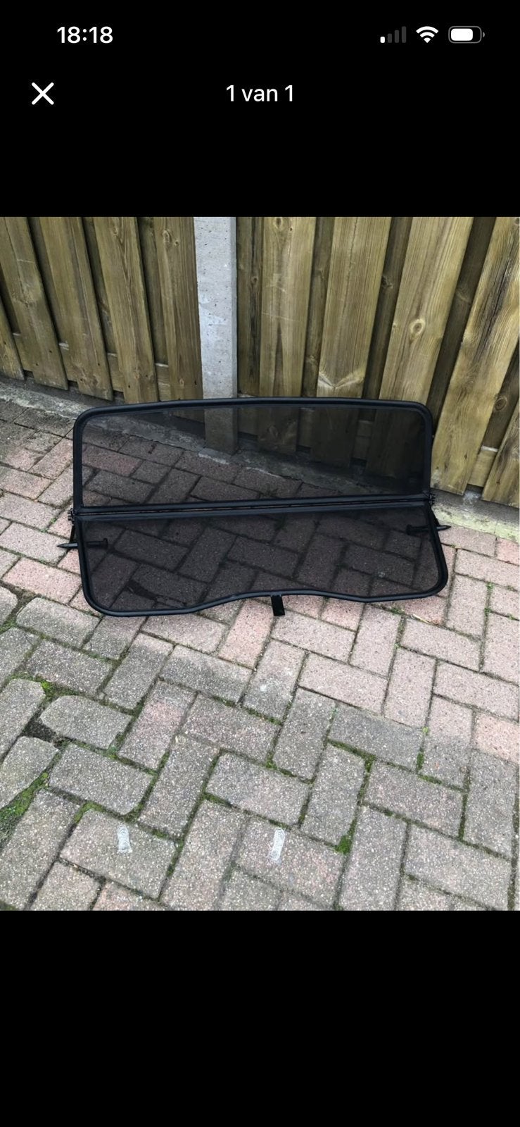 Windscherm Beetle Cabrio, Auto diversen, Ophalen, Zo goed als nieuw