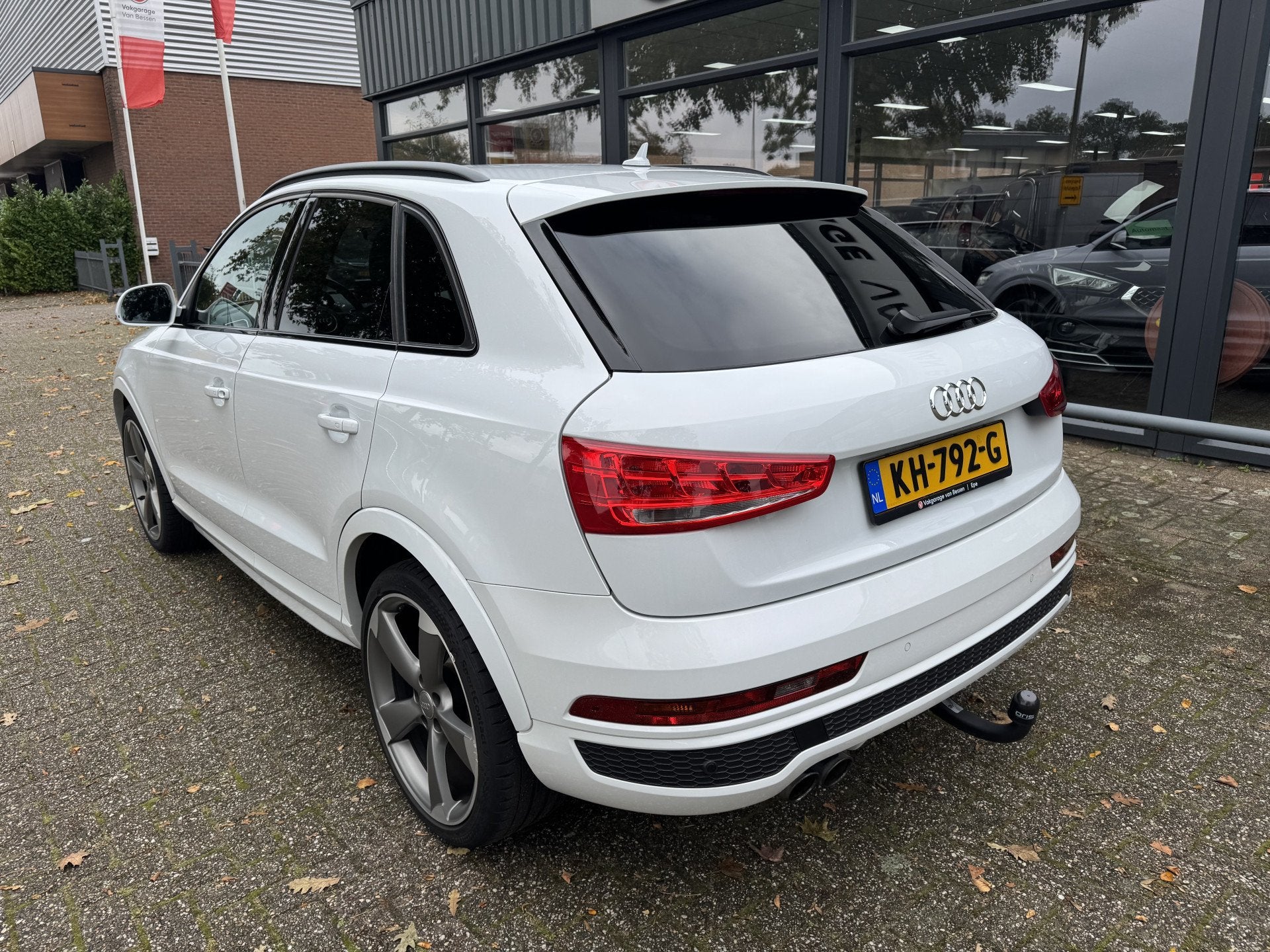 Audi Q3 1.4 TFSI CoD Sport Pro Line S AUTOMAAT-S LINE-TREKHA, Auto's, 1380 kg, 4 cilinders, 150 pk, Leder en Stof