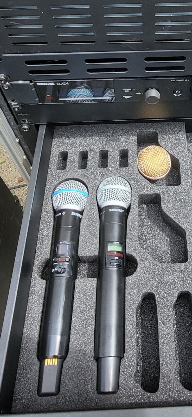 Shure slxd met de bèta 58 kop origineel, Muziek en Instrumenten, Ophalen, Zo goed als nieuw, Zangmicrofoon, Draadloos