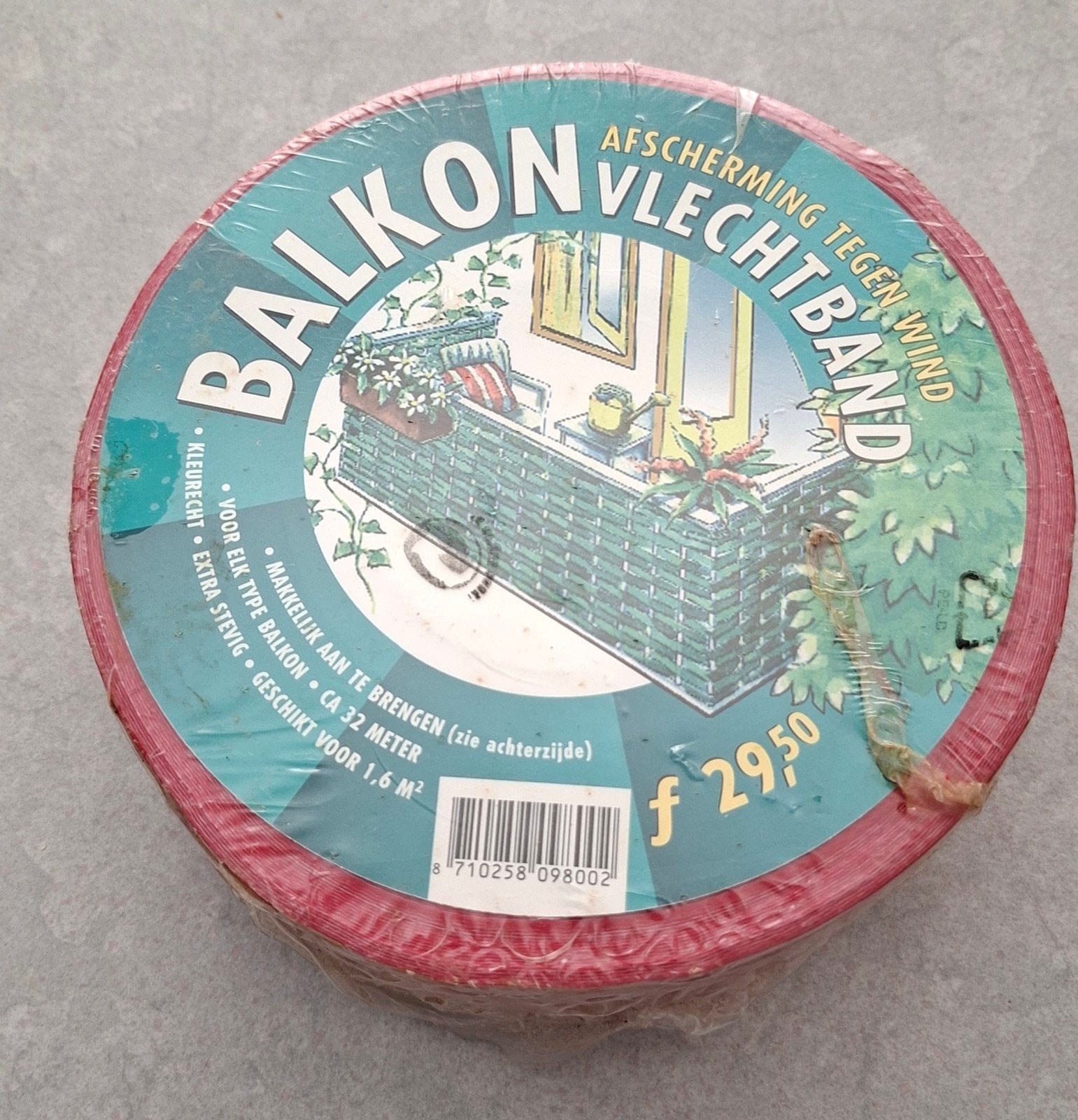 rood plastic vlechtband, Ophalen of Verzenden, Nieuw