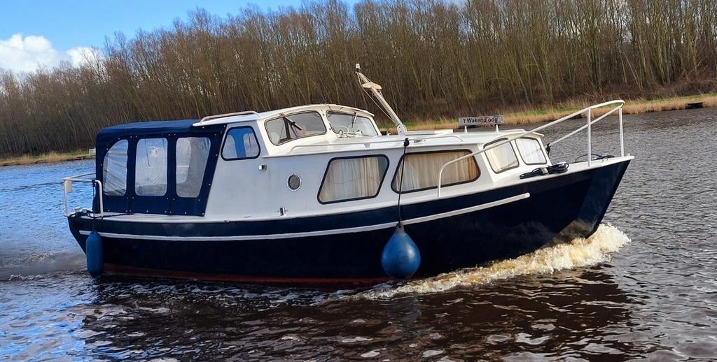 Prachtige ruime Leeuwenschouw 8.70 bij 3.20 met Boegschroef, Watersport en Boten, Ophalen, Gebruikt