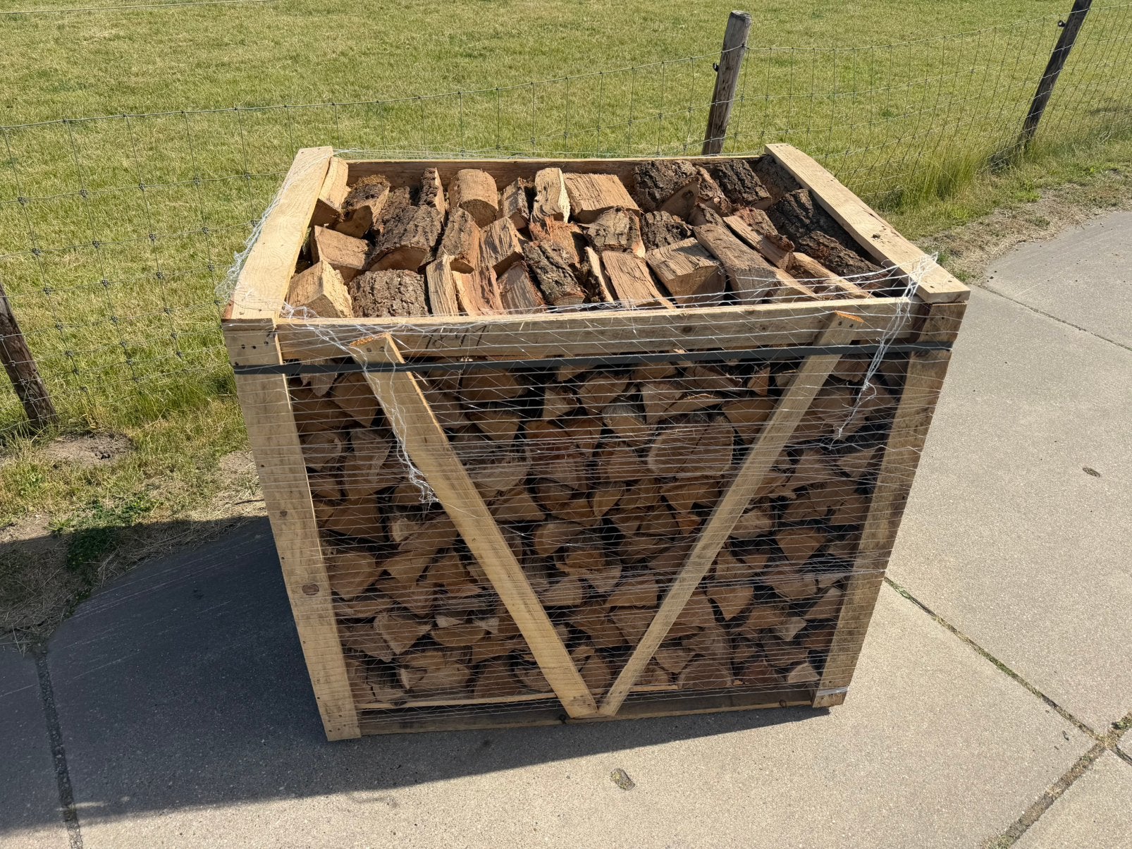 Haardhout eik en beuk oven gedroogd incl levering!!, Tuin en Terras, 6 m³ of meer, Ophalen of Verzenden