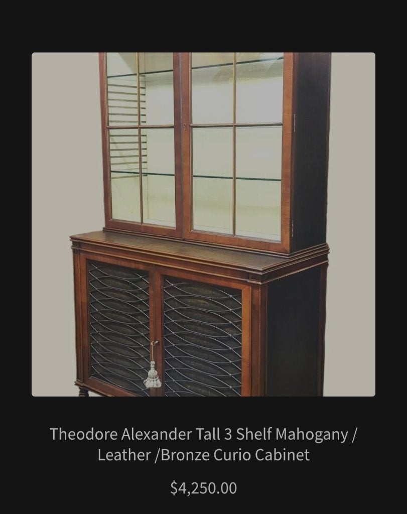 Theodore Alexander kast, Ophalen, Met deur(en), 100 tot 150 cm, 200 cm of meer