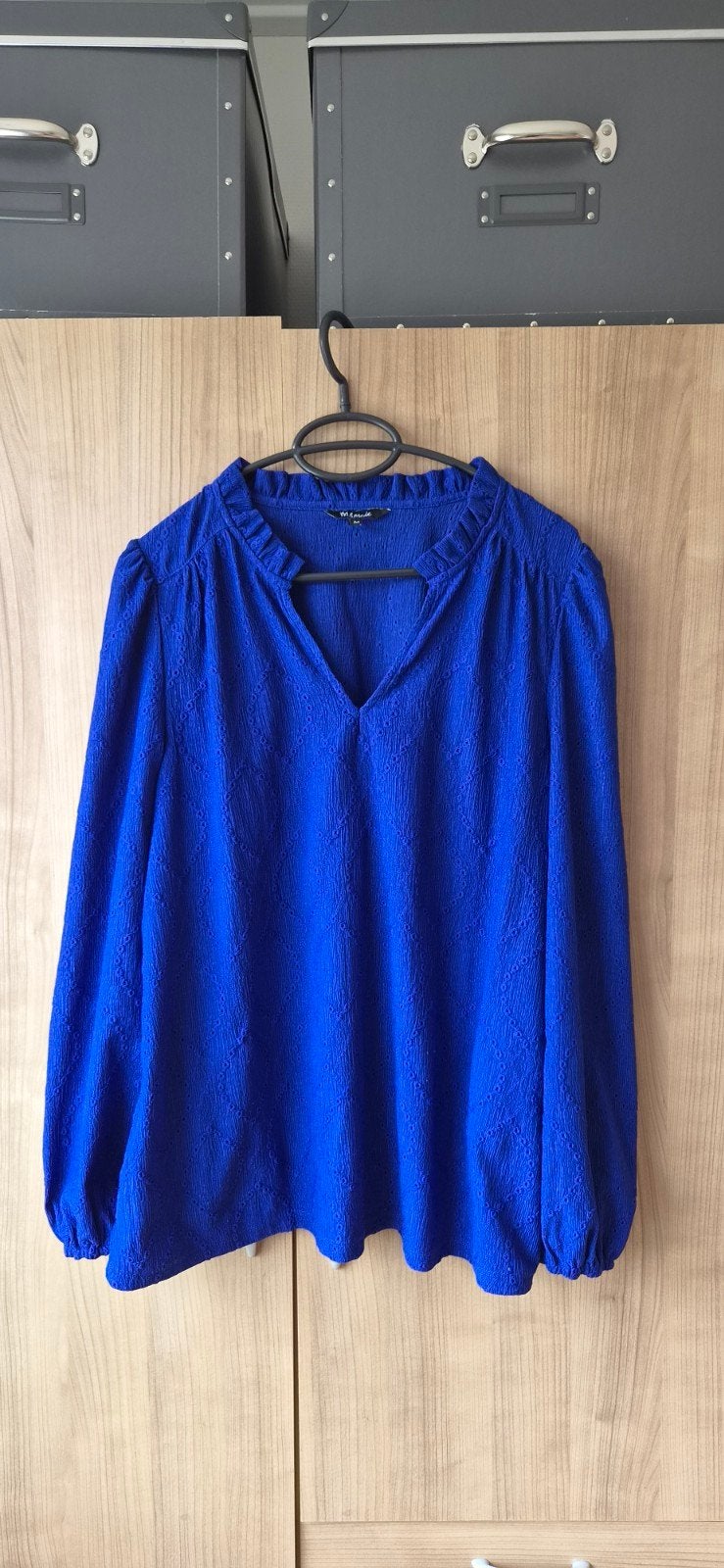 Hele mooie blouse, Blauw, Maat 46/48 (XL) of groter, Ophalen of Verzenden, Zo goed als nieuw