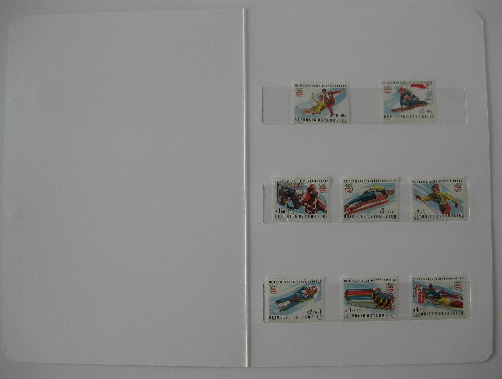 Postzegels 8 stuks Olympische Winterspelen 1976 Innsbruck, Postzegels en Munten, Ophalen of Verzenden, Postfris, Sport