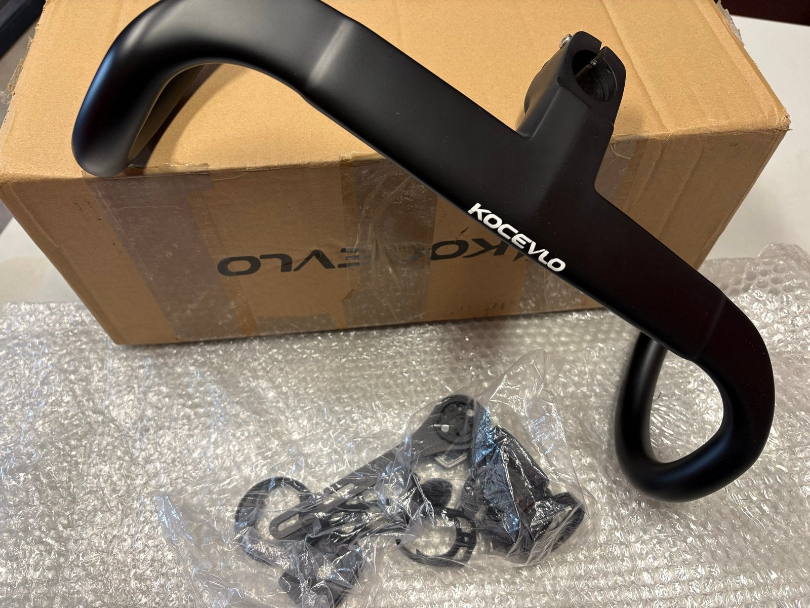 Kocevlo Carbon Racefiets Stuur T1000 - 380x100mm, Stuur, Nieuw, Ophalen of Verzenden, Racefiets