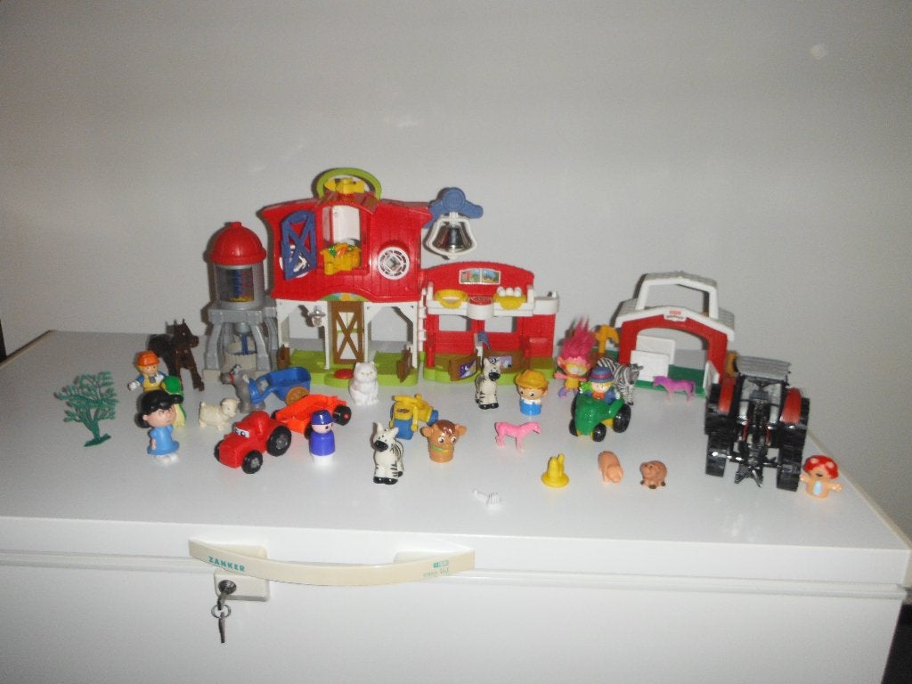 F P boerderij met licht en geluiden +kleinboerderijtje +acc, Kinderen en Baby's, Speelgoed | Fisher-Price, Ophalen, Zo goed als nieuw