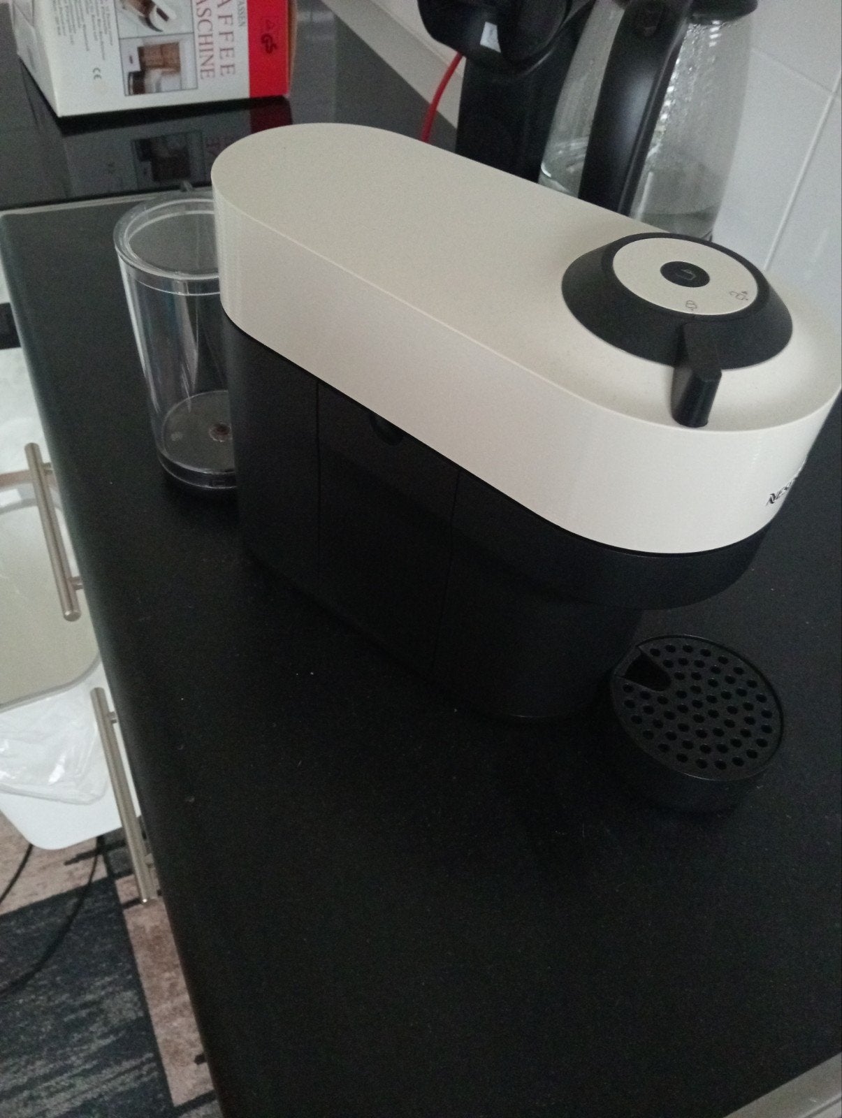 Nespresso Inissia Koffiemachine - Wit, Koffiemachine, Ophalen of Verzenden, Zo goed als nieuw, 1 kopje