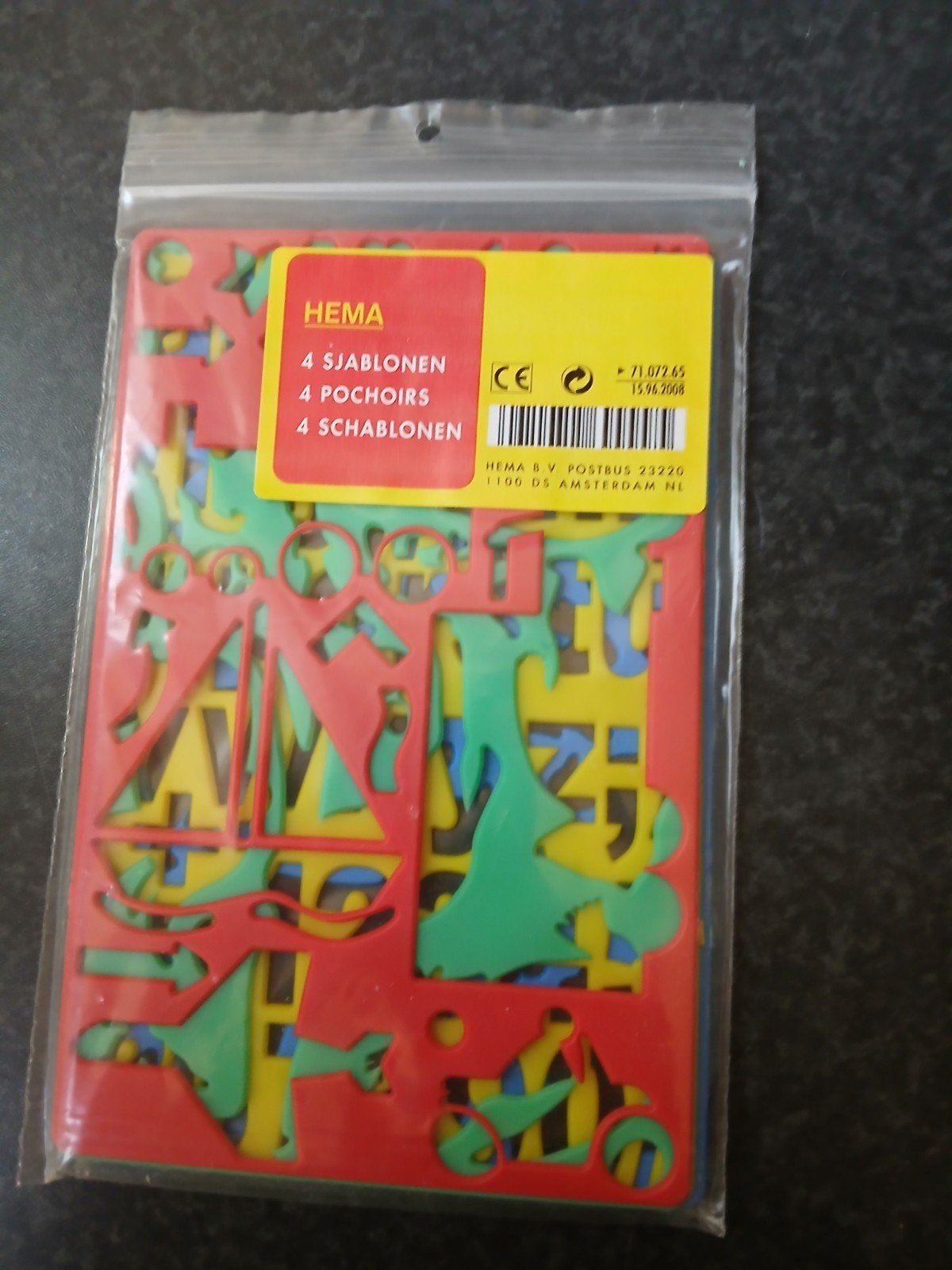 Nieuwe tekensjablonen van de Hema., Kinderen en Baby's, Ophalen, Nieuw, Knutselen
