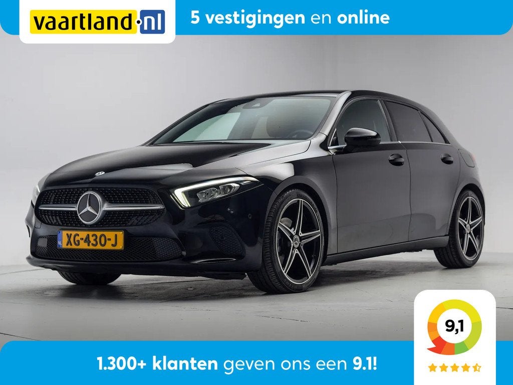 Mercedes-Benz A-Klasse 180d Business [ Camera Navigatie Leer, Auto's, Automaat, 1345 kg, Gebruikt, 4 cilinders