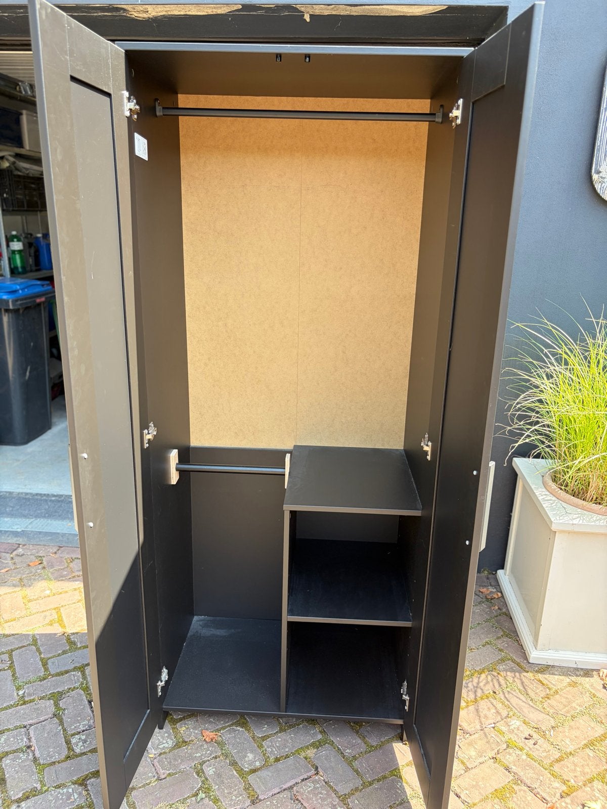 Kledingkast met extra roede voor broeken, Huis en Inrichting, Ophalen, Gebruikt, 50 tot 100 cm, 150 tot 200 cm