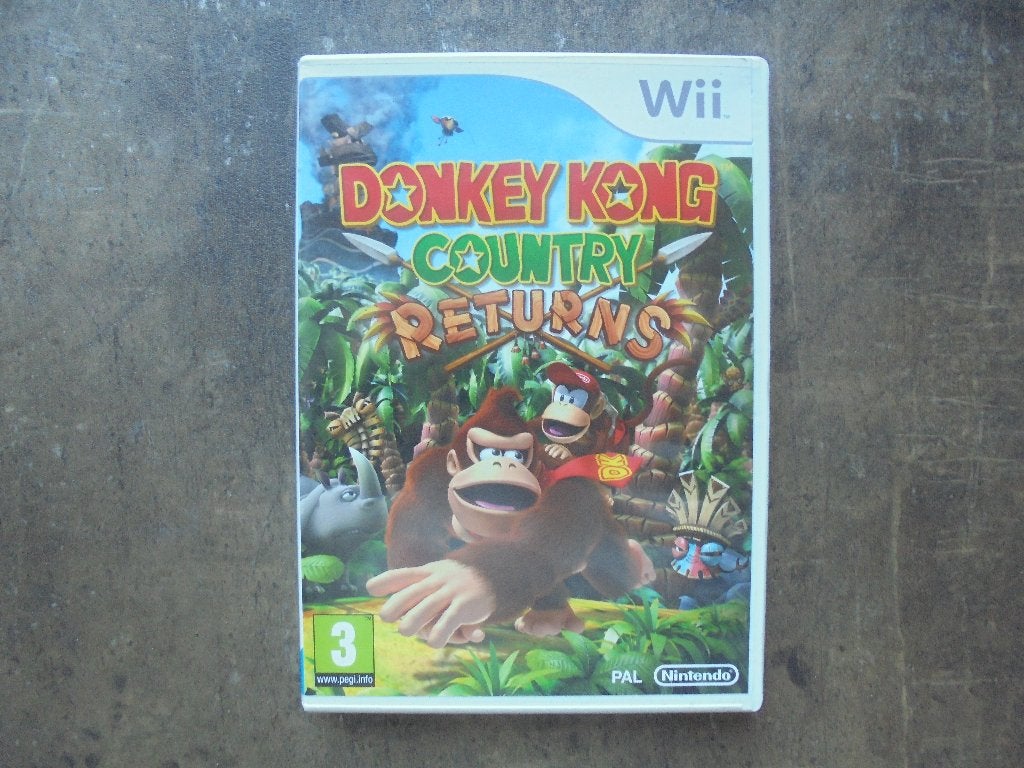 Donkey Kong Country Returns voor Wii (zie foto's) II, Avontuur en Actie, Gebruikt, 1 speler, Ophalen of Verzenden
