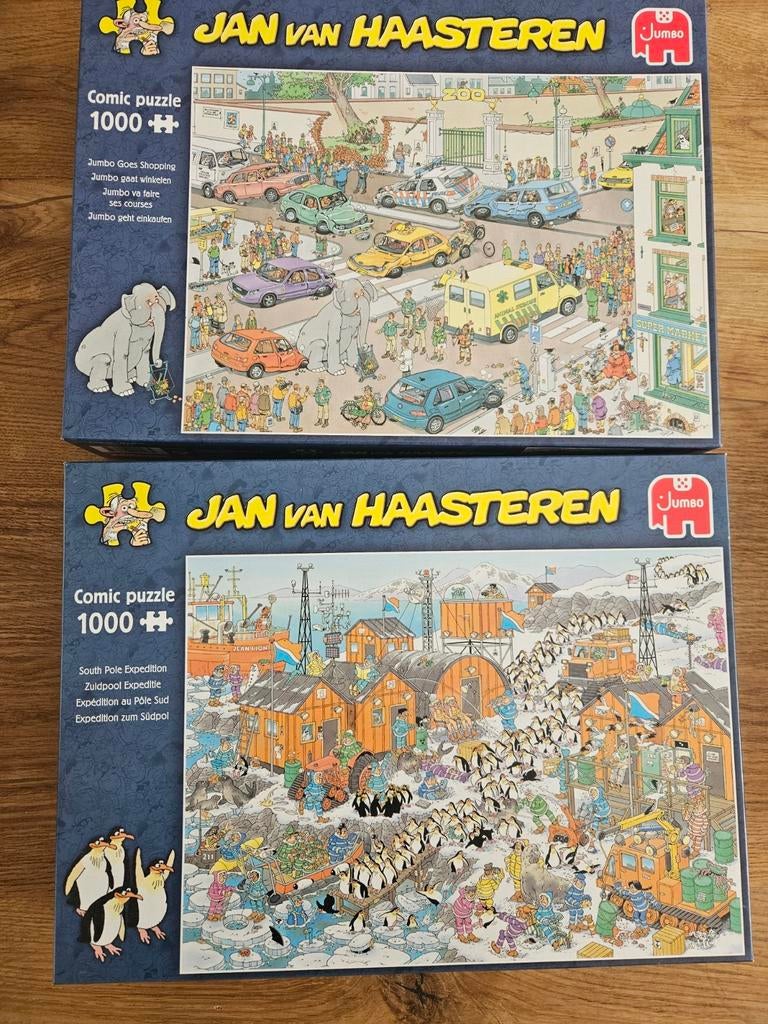 Jan van Haasteren puzzels, veel keuze., Hobby en Vrije tijd, Ophalen, 500 t/m 1500 stukjes, Zo goed als nieuw, Legpuzzel