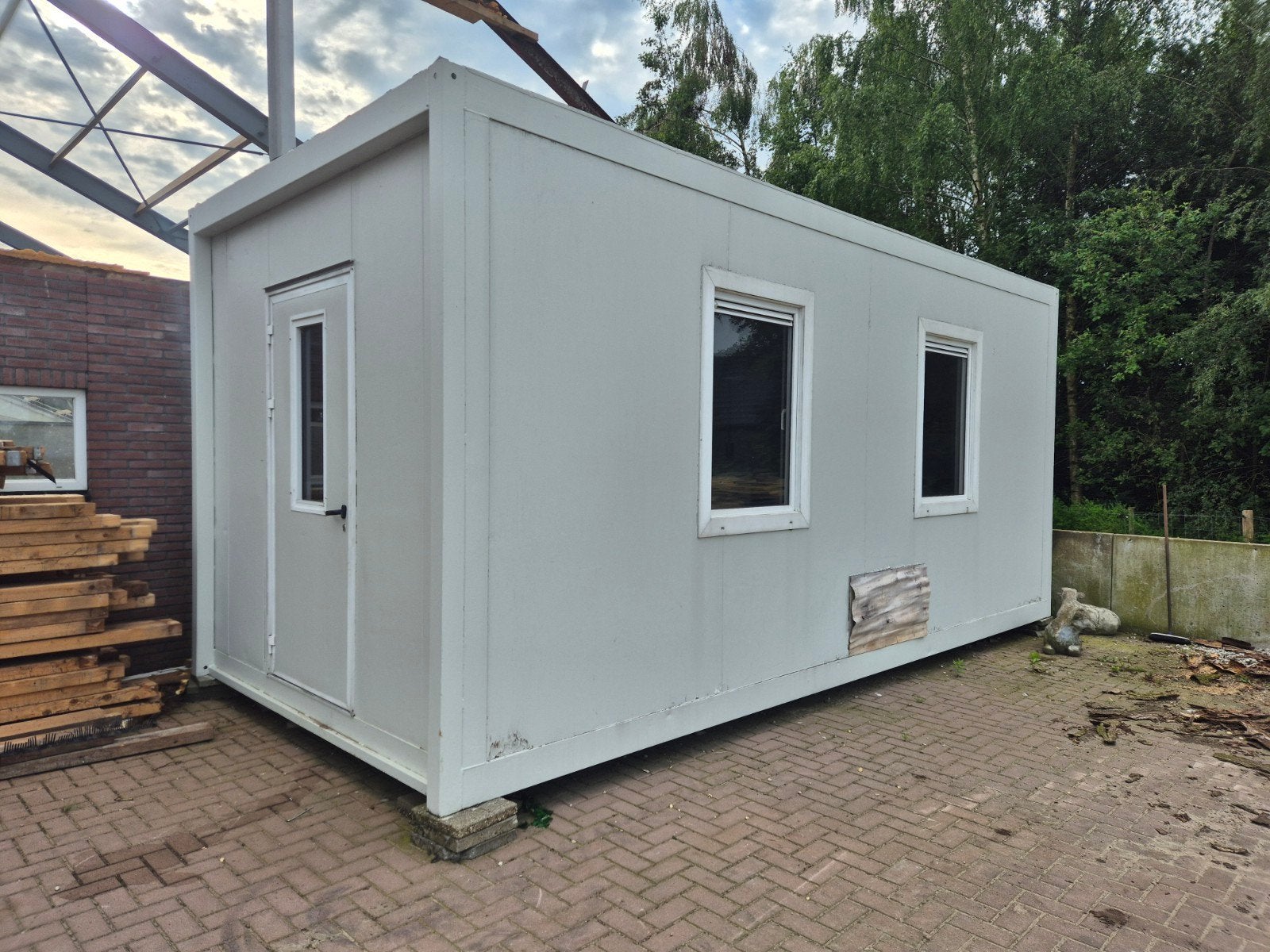 Kantoorunit | schaftunit | unit 6x3 meter, Ophalen of Verzenden